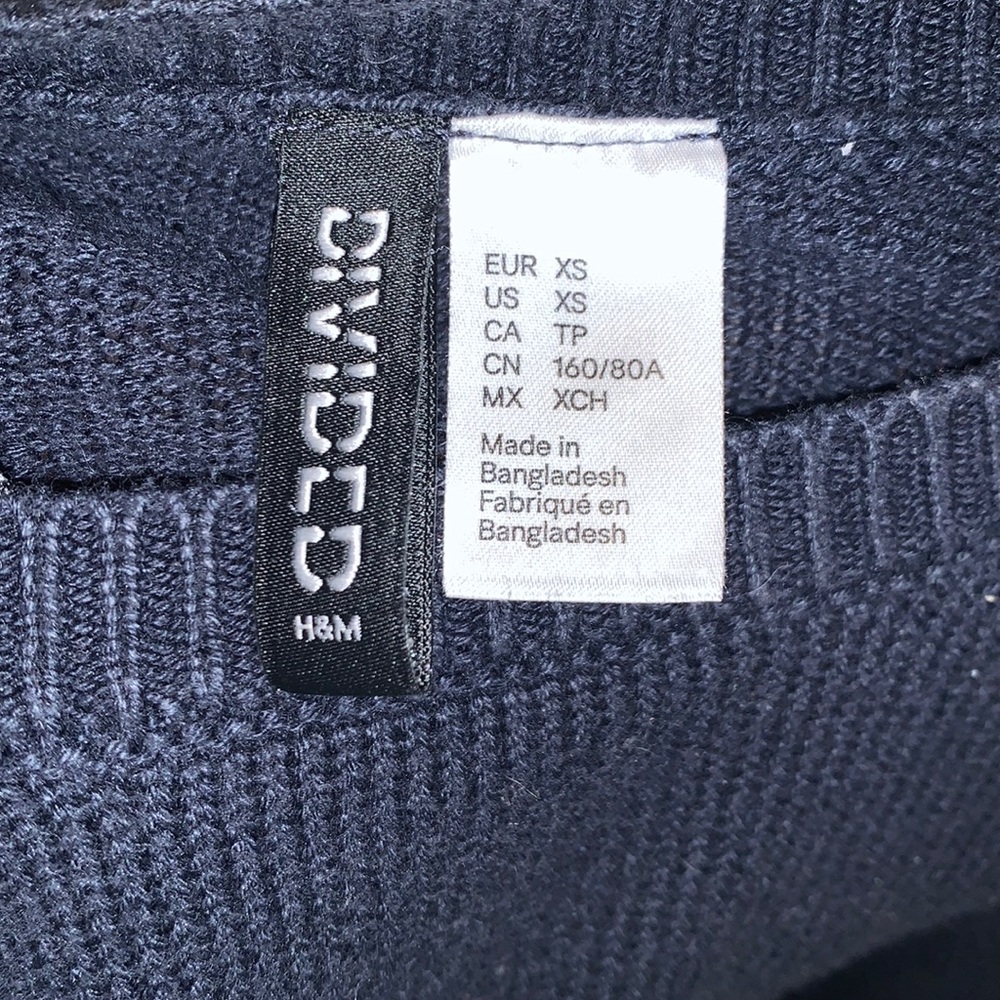 Crop embroidered sweater - Picture 3 of 3